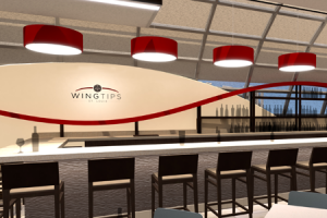Bar at Wingtips Lounge